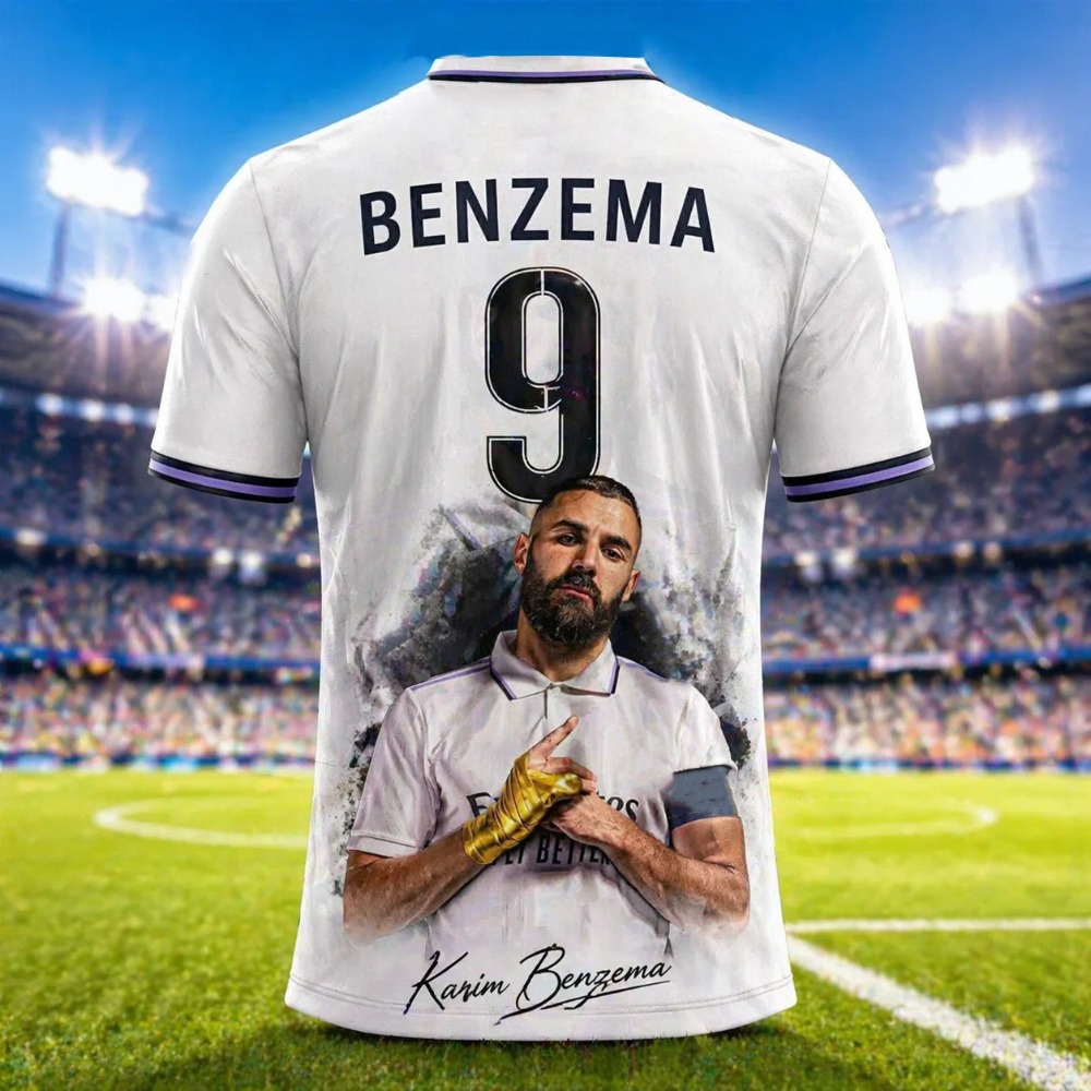 Outdoor Sport Club - T-shirt de football pour homme Fashion