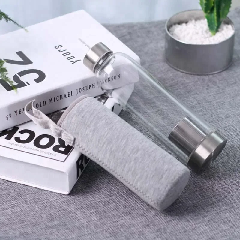 Bouteille d'eau en verre pour  - Outdoor Sport Glass Water Bottle avis et prix