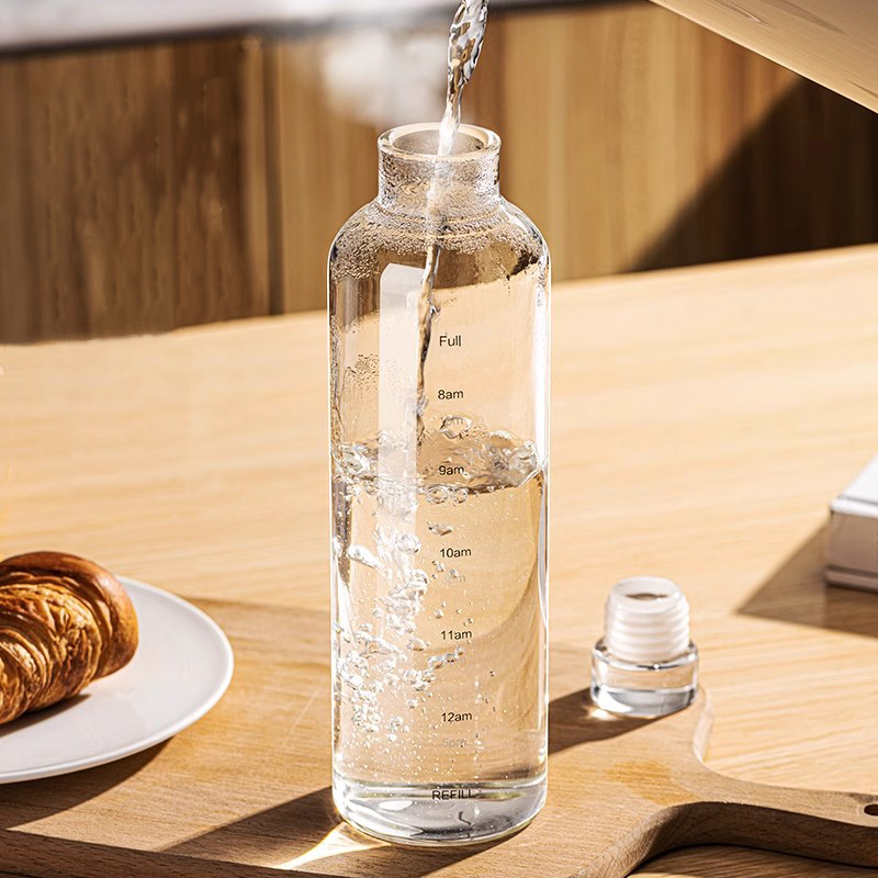 Bouteille d'eau sportive en ve - Outdoor Sport Glass Water Bottle avis et prix